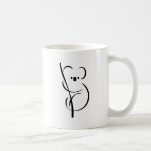 Minimalistisch Koala Koffiemok