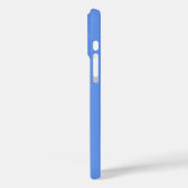 Minimalistisch, koel blauw Gepersonaliseerd naam o Case-Mate iPhone Case (Achterkant / Links)