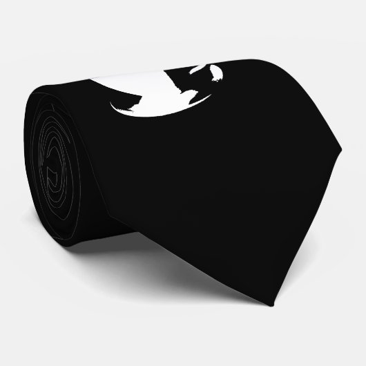 Minimalistisch koffie-Stropdas Stropdas (Opgerold)