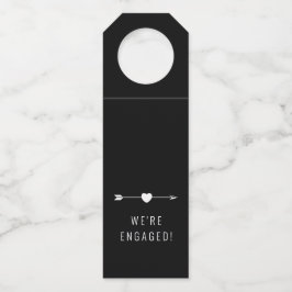 Minimalistisch | Koppelstuk | Zwarte Fles Ophangla Flessenhanger