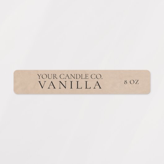 Minimalistisch Kraft - Aangepast kaartenlabel Labels (Design 1)