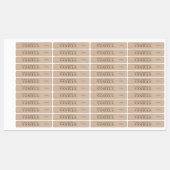 Minimalistisch Kraft - Aangepast kaartenlabel Labels (Vel)