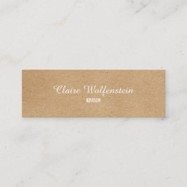 Minimalistisch Kraft Modern Professional Mini Visitekaartje
