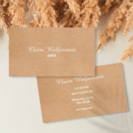 Minimalistisch Kraft Modern Professional Visitekaartje