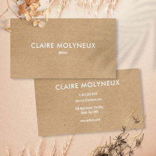 Minimalistisch Kraft Modern Professional Visitekaartje