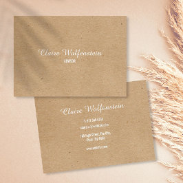 Minimalistisch Kraft Modern Professional Visitekaartje