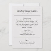 Minimalistisch krantenfoto Vrijgezellenfeest Kaart (Achterkant)