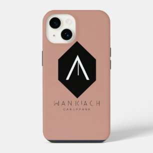 Minimalistisch Kunstbedrijfslogo - Mode & Digitaal iPhone 14 Hoesje