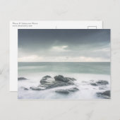 Minimalistisch kustlandschap briefkaart (Voorkant / Achterkant)