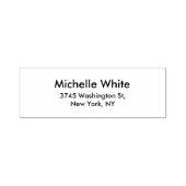 Minimalistisch laagje legant modern  zelfinktende stempel (Design)