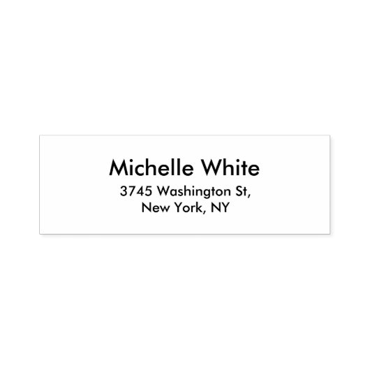 Minimalistisch laagje legant modern  zelfinktende stempel (Design)