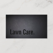 Minimalistisch laagopgeleide zorgverlener zwart visitekaartje (Voorkant)