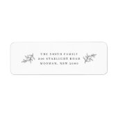 Minimalistisch label van lefenterrendabel afvulmat (Voorkant)