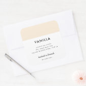 Minimalistisch label voor kleurverpakking Kandle C (Envelop)