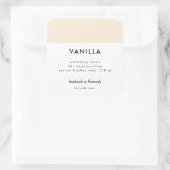 Minimalistisch label voor kleurverpakking Kandle C (Tas)