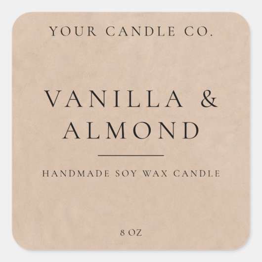 Minimalistisch label voor roestkraft (Voorkant)