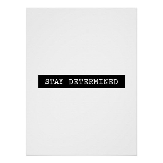 Minimalistisch label voor vaste schrijfmachine poster (Voorkant)