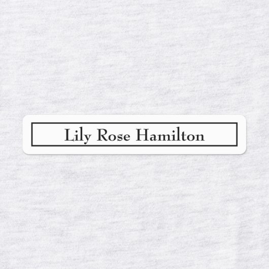 minimalistisch labels (Design 1)