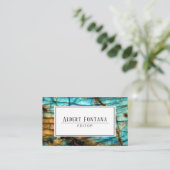 minimalistisch labradoriet visitekaartje (Staand voorkant)