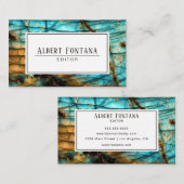 minimalistisch labradoriet visitekaartje (Voorkant / Achterkant)