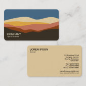 Minimalistisch landschap 170723 v2 visitekaartje (Voorkant / Achterkant)