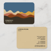 Minimalistisch landschap 170723 visitekaartje (Voorkant / Achterkant)