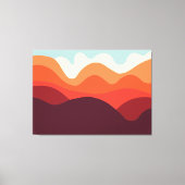 Minimalistisch landschap 190821(02) canvas afdruk (Voorkant)