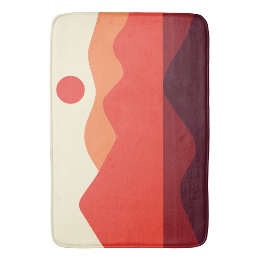 Minimalistisch landschap 190821(03) Bath Mat (Voorkant Verticaal)