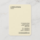 Minimalistisch landschap 191021(01) verticaal visitekaartje (Achterkant)