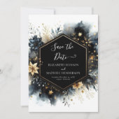 Minimalistisch landschap Hemelse bruiloft Save The Date (Voorkant)
