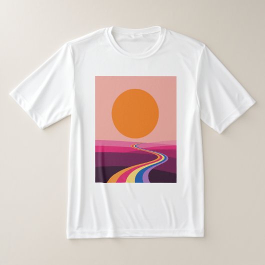 Minimalistisch landschap t-shirt (Laagn)