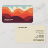Minimalistisch landschap Visitekaartje 191021(02a) (Voorkant / Achterkant)