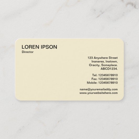 Minimalistisch landschap Visitekaartje 191021(03a) (Achterkant)