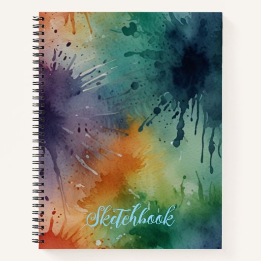 Minimalistisch leeg schetsboek notitieboek (Voorkant)