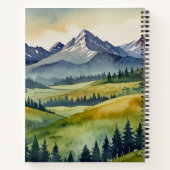 minimalistisch leeg schetsboek notitieboek (Achterkant)