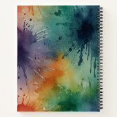 minimalistisch leeg schetsboek notitieboek (Achterkant)