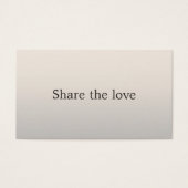 Minimalistisch legant Faux Silver Beauty Salon Visitekaartje (Voorkant)