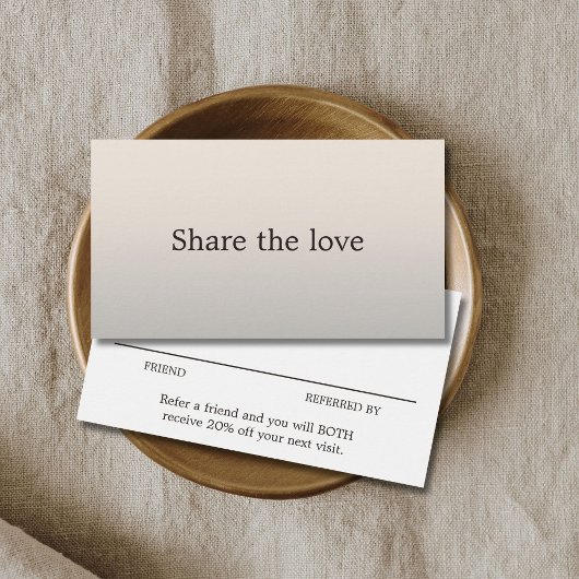 Minimalistisch legant Faux Silver Beauty Salon Visitekaartje