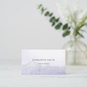 Minimalistisch legant voor moderne blauwe Waterver Visitekaartje (Staand voorkant)