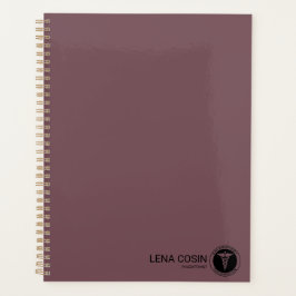 Minimalistisch leiste bloedafnamelogboek planner
