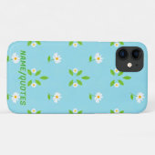 Minimalistisch lentebloempatroon Case-Mate iPhone case (Achterkant (horizontaal))
