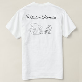 Minimalistisch Levensbestendigheidsquote Heren T-S T-shirt