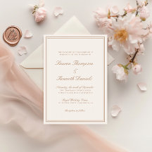 Minimalistisch licht taupe elegante kalligrafie br