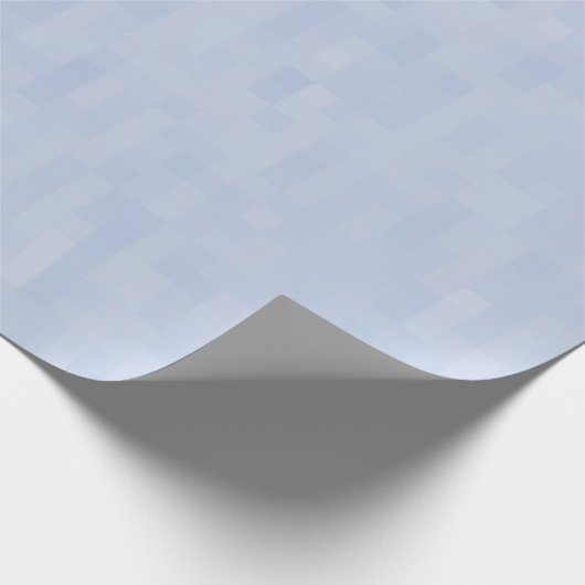 Minimalistisch lichtblauw modern abstract patroon cadeaupapier (Hoek)