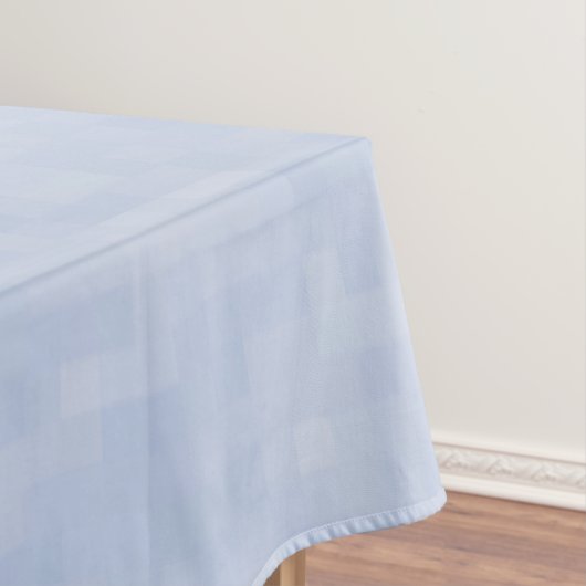Minimalistisch lichtblauw modern abstract patroon tafelkleed (Voorbeeld)