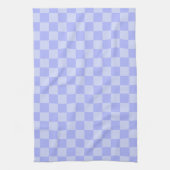 Minimalistisch lichtblauw patroon aangepaste tekst theedoek (Verticaal)