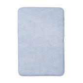 Minimalistisch lichtblauw patroon badmat (Voorkant Verticaal)