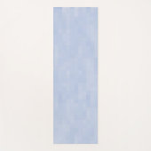 Minimalistisch lichtblauw patroon moderne chic yogamat (Voorkant)