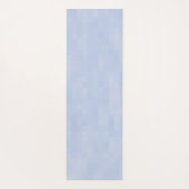 Minimalistisch lichtblauw patroon moderne chic yogamat (Achterkant)