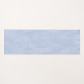 Minimalistisch lichtblauw patroon moderne chic yogamat (Voorkant (horizontaal))